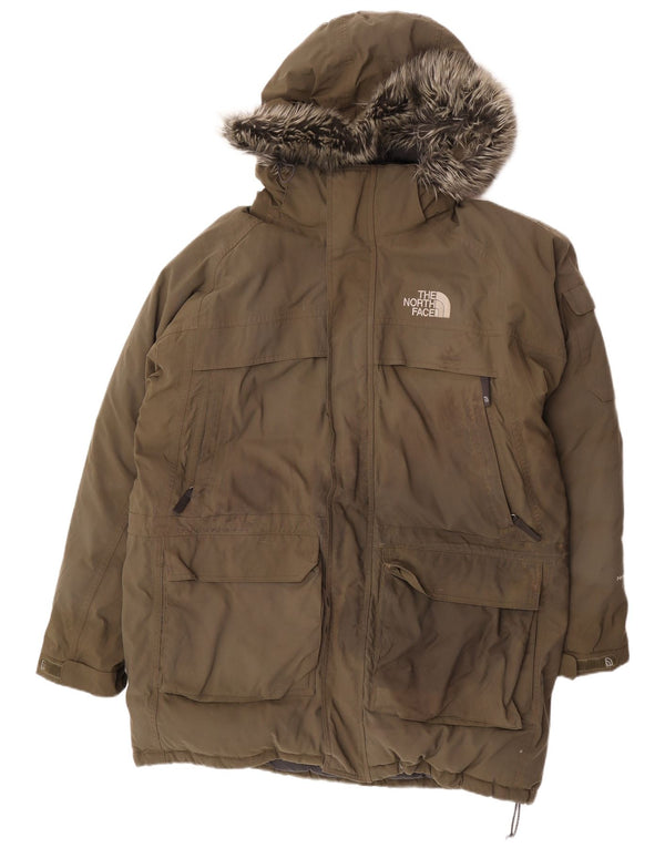 Jaqueta Parka Acolchoada Masculina The North Face Reino Unido 40 Grande Caqui Inverno