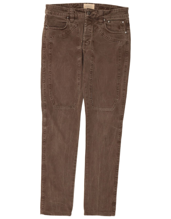 Jeans masculinos Jeckerson Slim W33 L31 algodão marrom