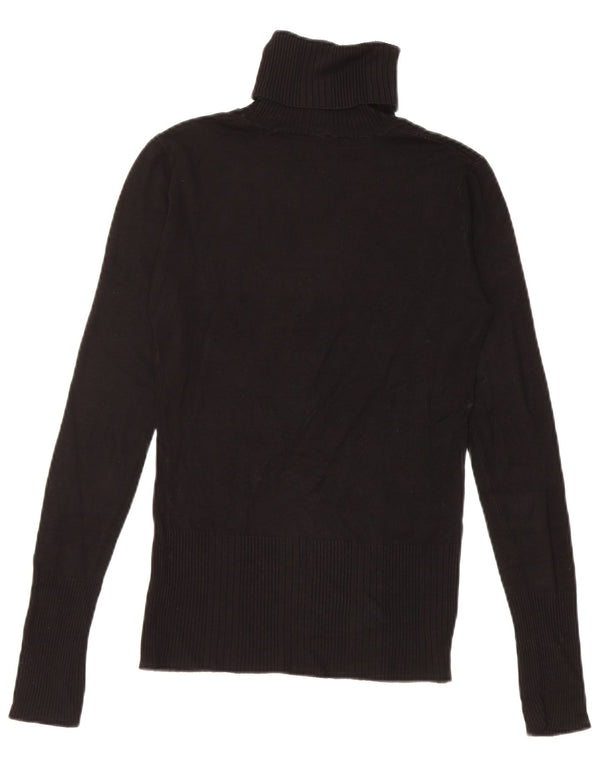 Suéter feminino Guess com gola redonda e gráfico UK 4 XS preto