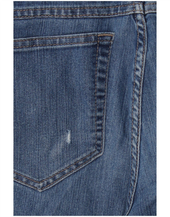 Lee Womens Riders Capri Jeans W34 L18 Azul