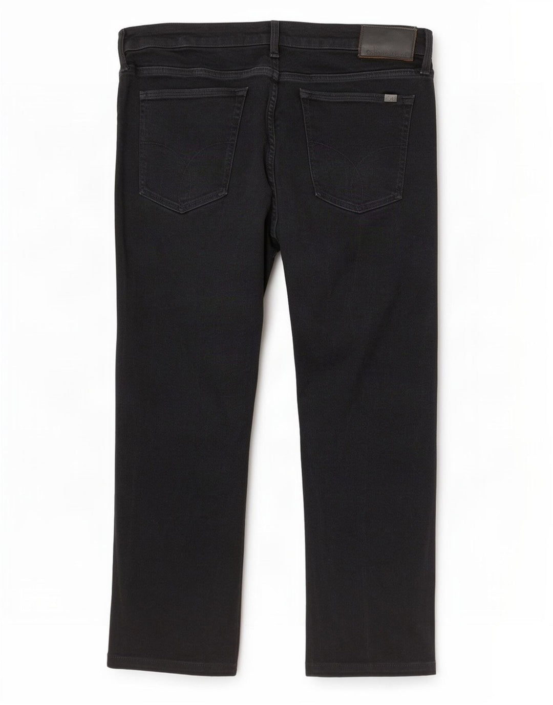 Calça jeans reta masculina Calvin Klein W36 L27 algodão preto