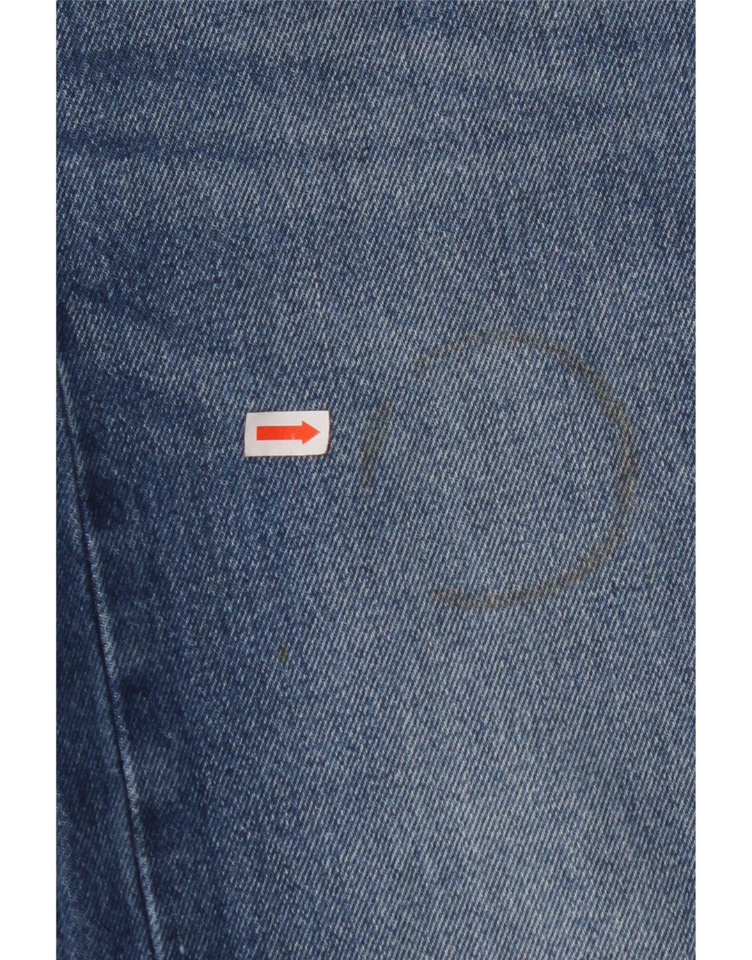 LEVI'S Masculino 501 Straight Jeans W38 L32 Azul Algodão