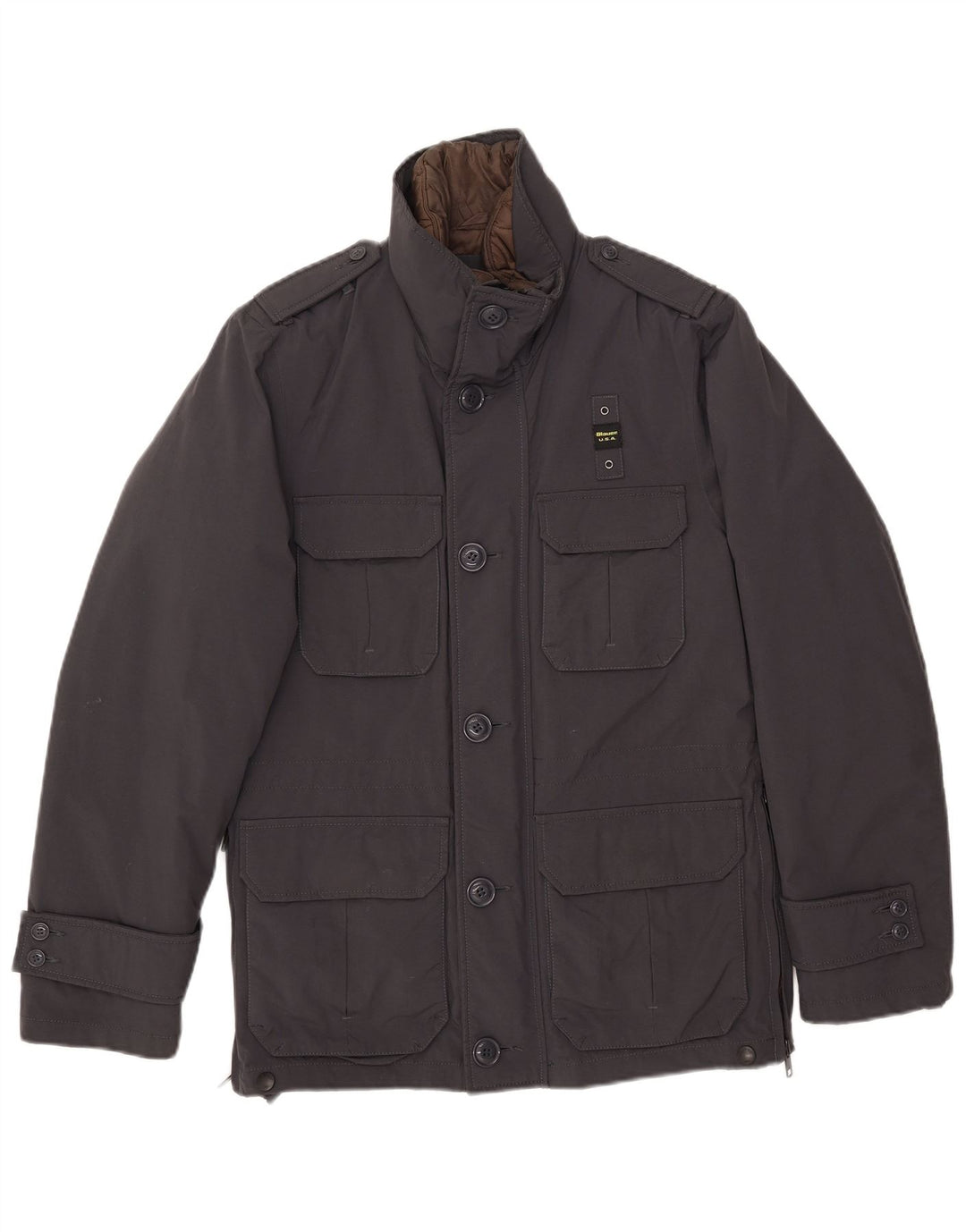 Jaqueta militar masculina Blauer Reino Unido 36 nylon azul marinho pequeno