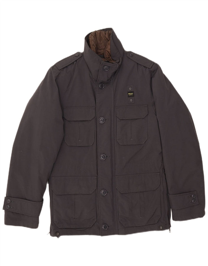 Jaqueta militar masculina Blauer Reino Unido 36 nylon azul marinho pequeno