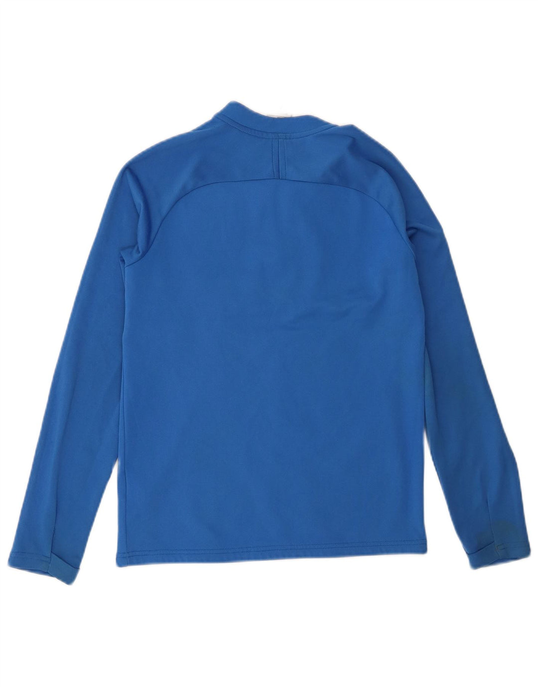 Top gráfico Nike Boys manga comprida 10-11 anos azul médio colorblock