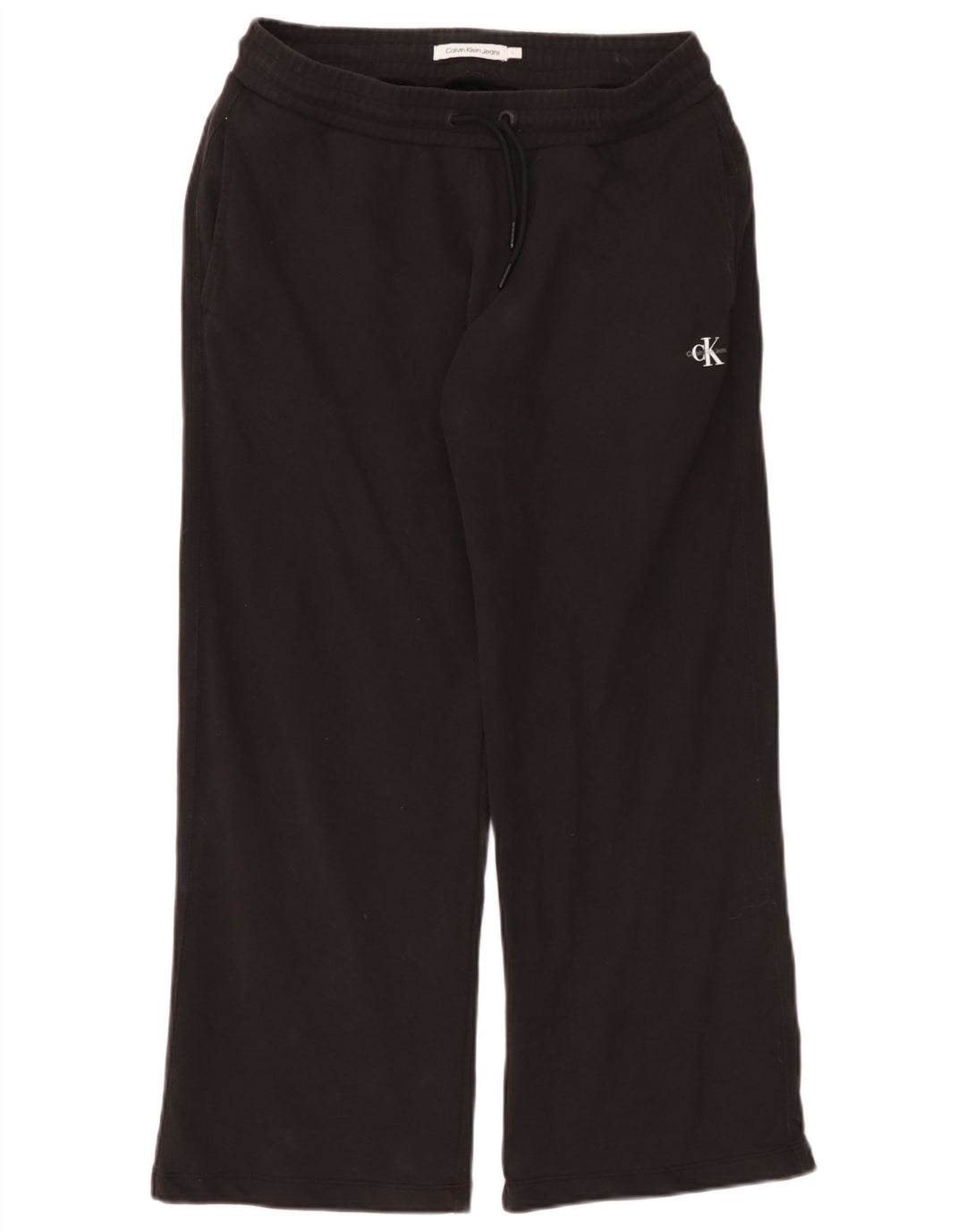 Calça de treino masculina Calvin Klein grande algodão preto