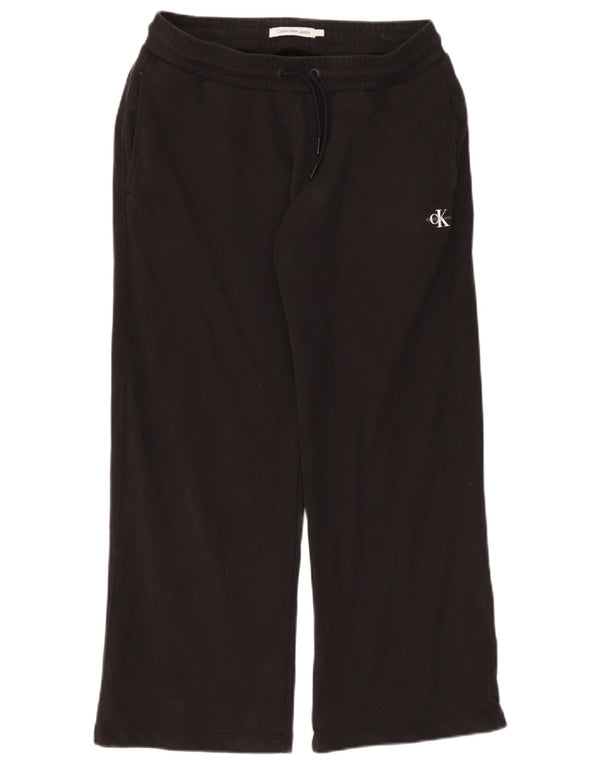 Calça de treino masculina Calvin Klein grande algodão preto