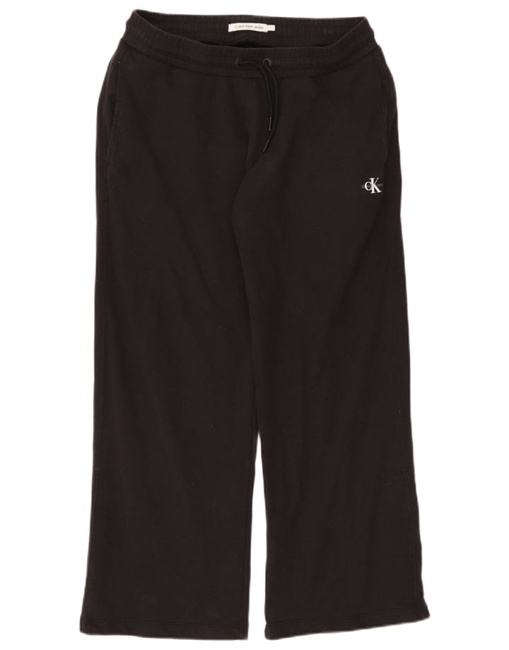Calça de treino masculina Calvin Klein grande algodão preto