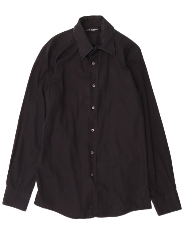 Camisa masculina Dolce & Gabbana tamanho 41 16 grande preta