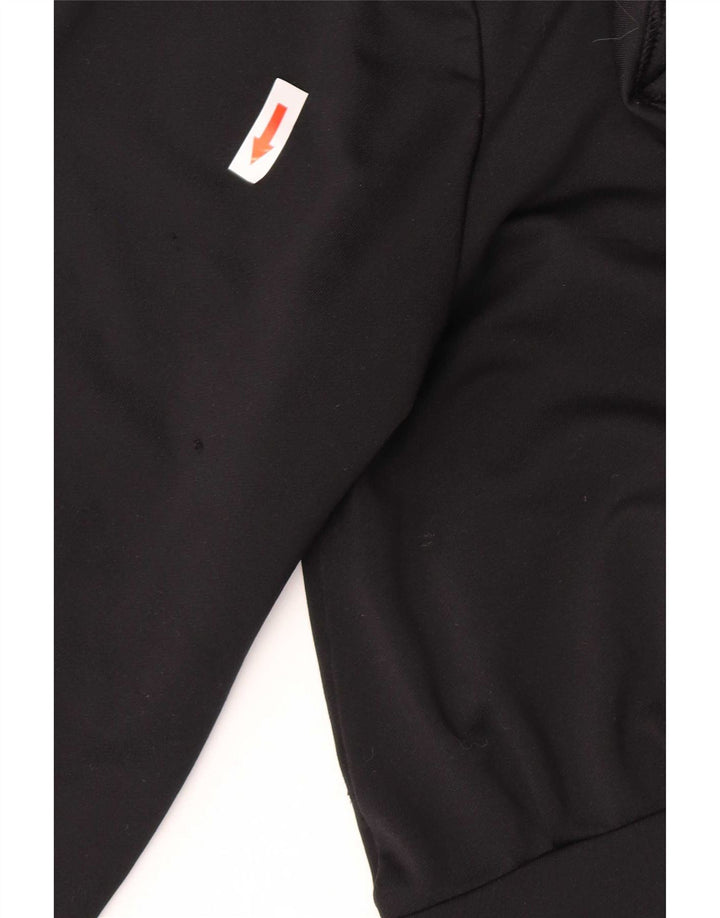 Adidas Womens Clima 365 Tracksuit Top Jacket UK 14 Médio Preto Poliéster