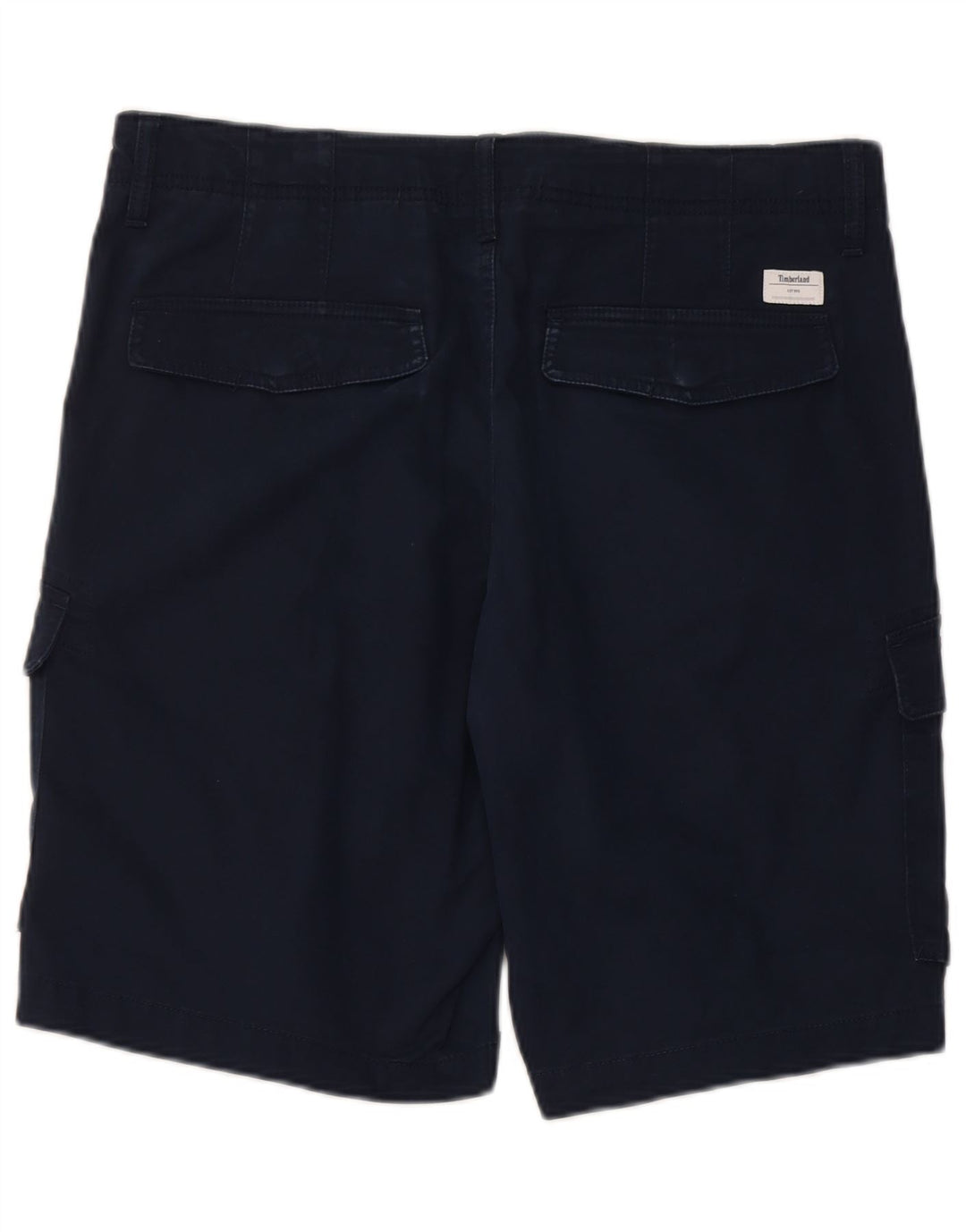 Timberland Mens Cargo Shorts W32 Médio Algodão Azul Marinho