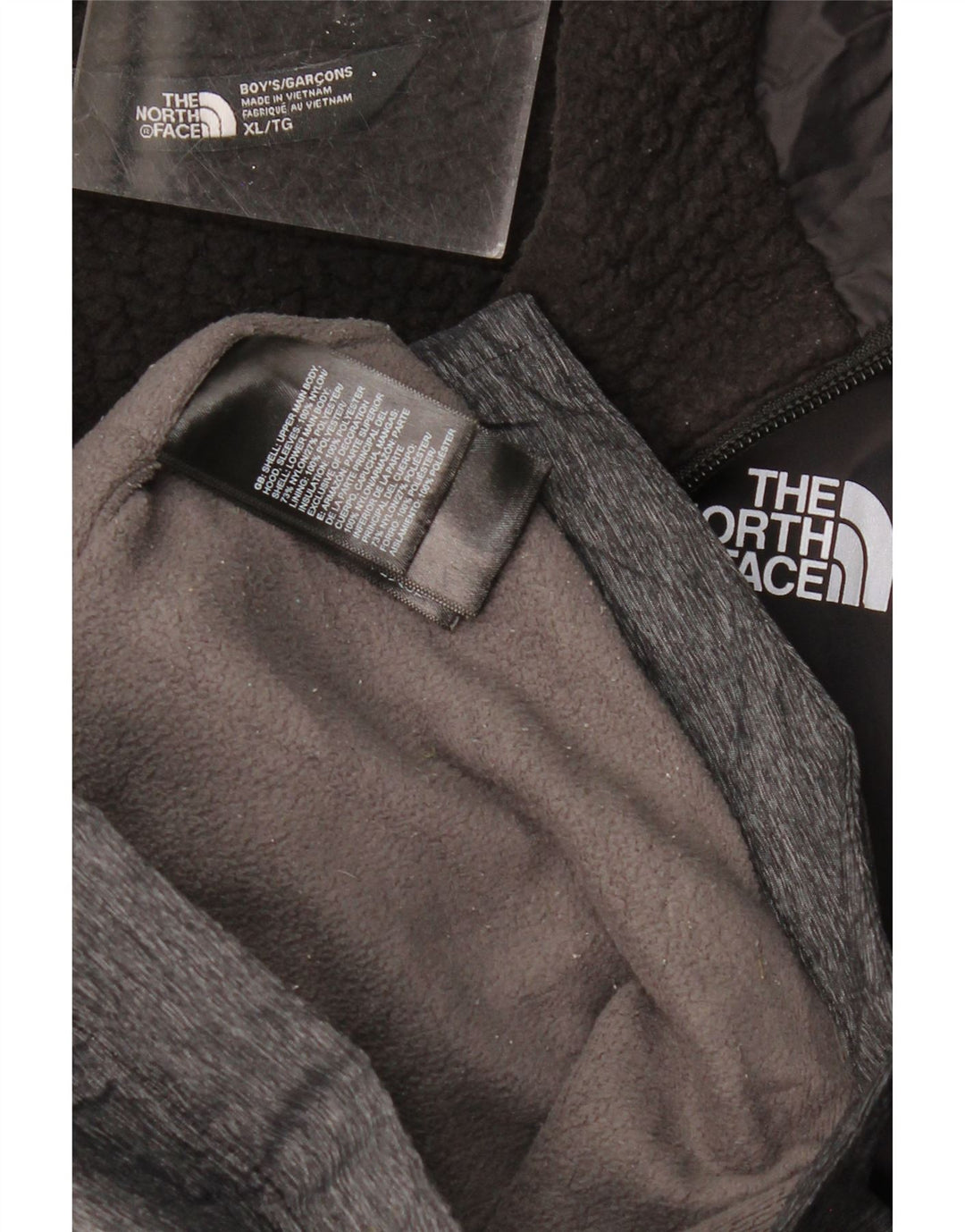 Jaqueta corta-vento THE NORTH FACE Boys 14-15 anos XL preto colorblock