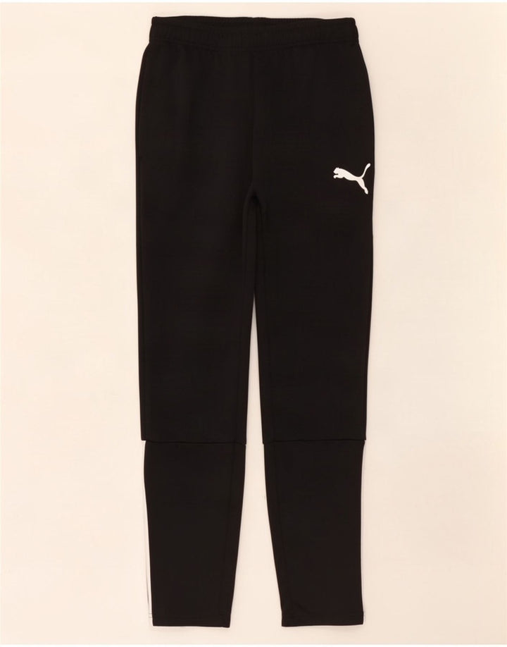 Calça de treino masculina Puma médio preto colorblock poliéster