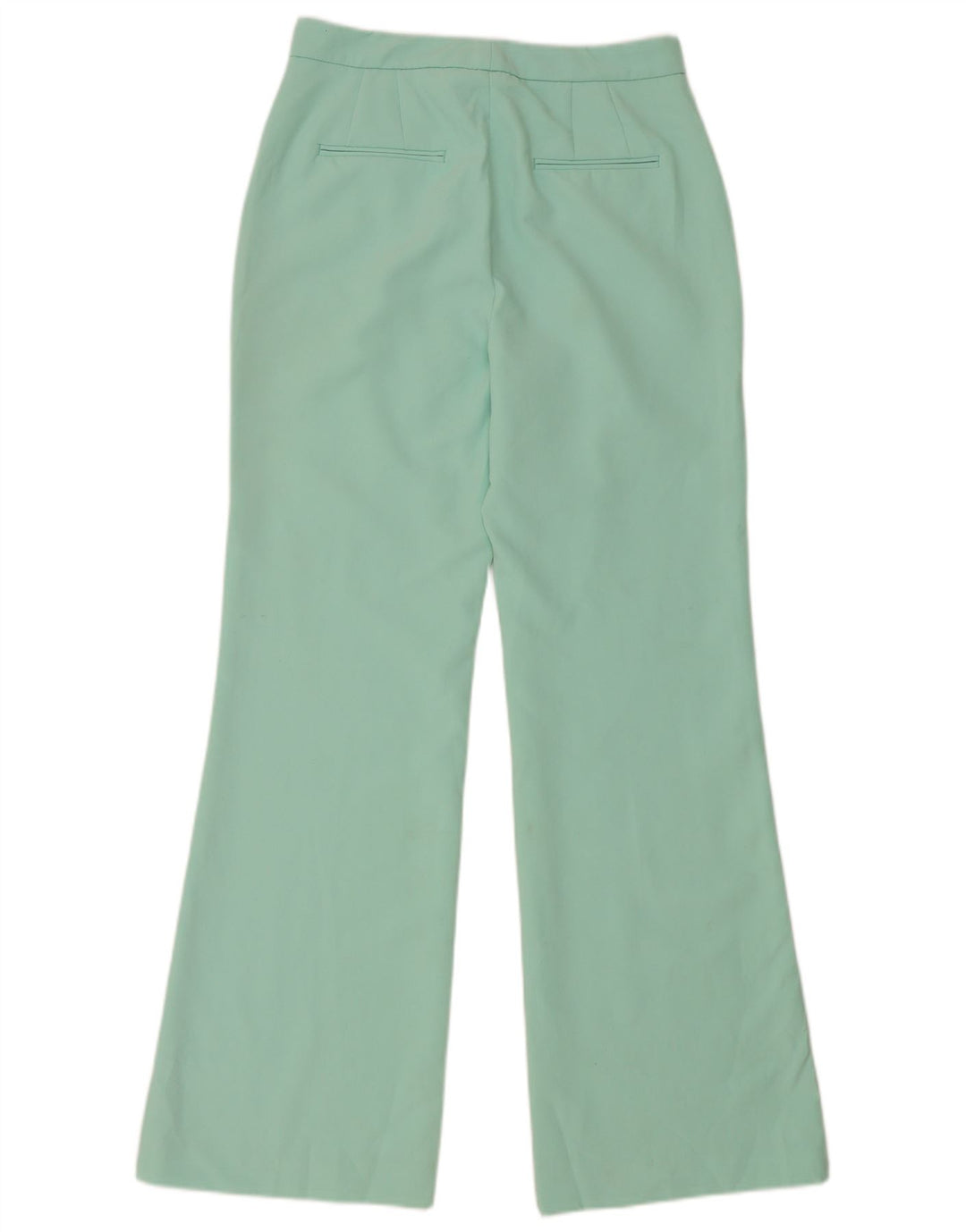 Zara Calça feminina casual bootcut pequena W26 L31 verde