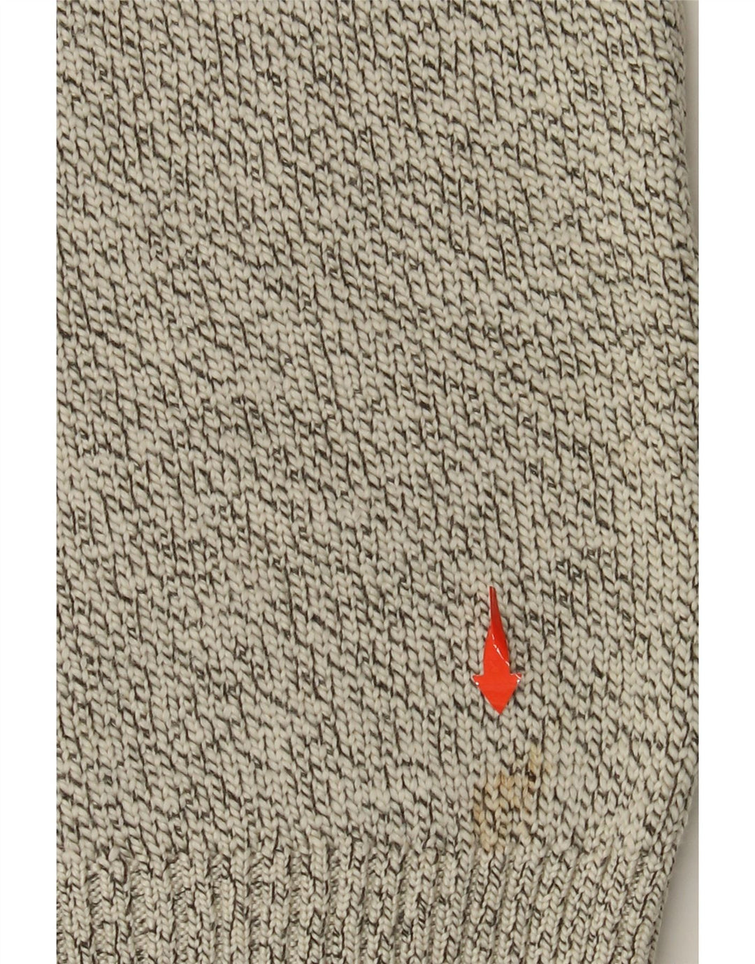 Suéter masculino SUPERDRY com gola redonda, acrílico grande bege salpicado