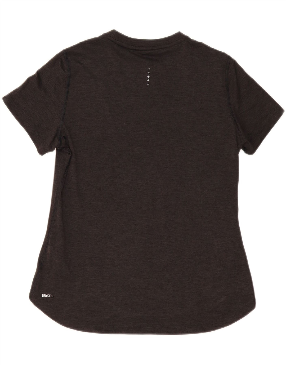 Camiseta feminina PUMA com estampa gráfica UK 14 poliéster cinza médio