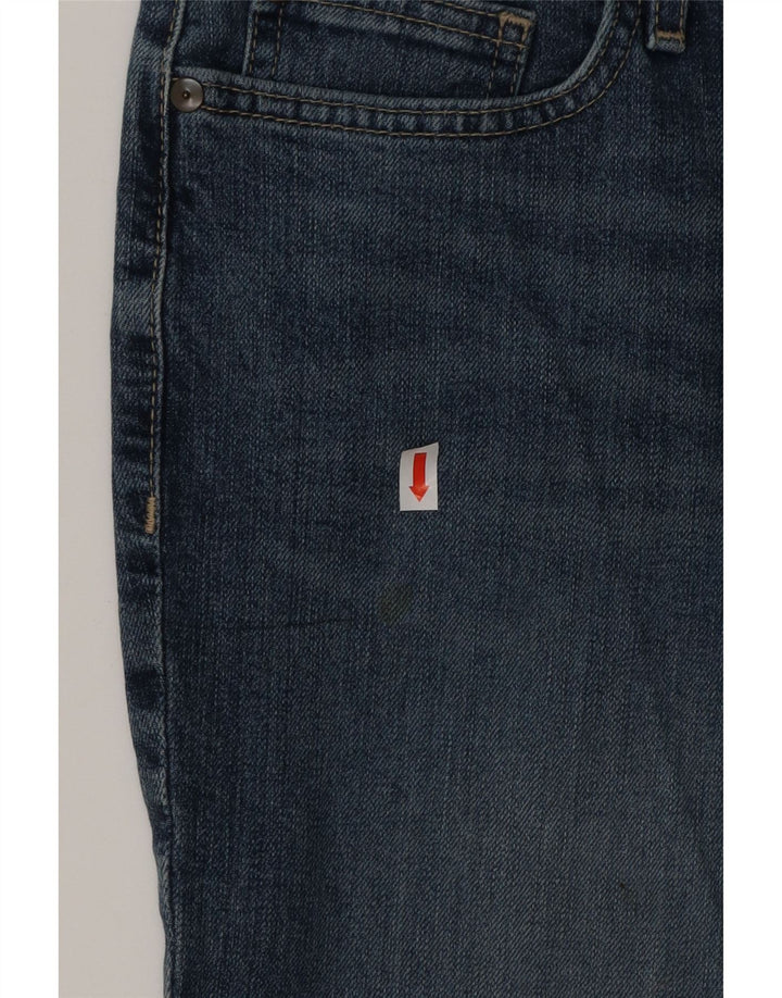 EDDIE BAUER Jeans feminino ligeiramente curvilíneo com corte bootcut US 8 médio W32 L34 azul