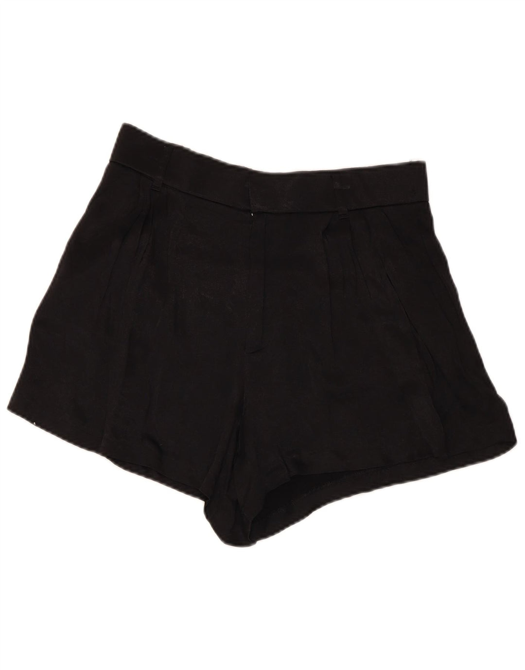 Shorts casual feminino Zara Pegged médio W28 preto