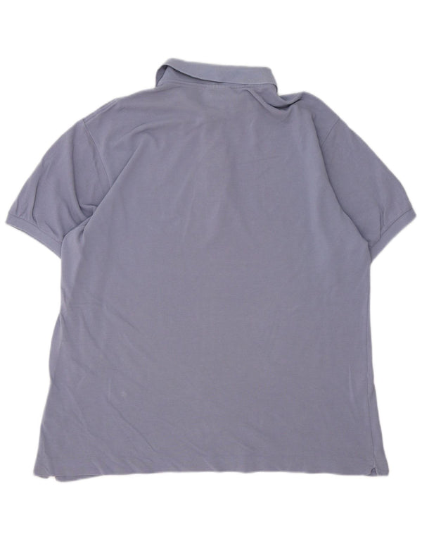 Camisa polo masculina Lacoste tamanho 6 XL algodão roxo