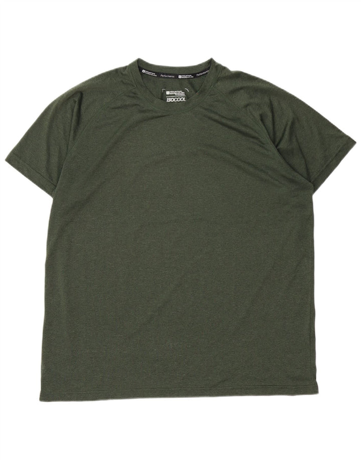 Camiseta Mountain Warehouse masculina IsoCool Top XL verde