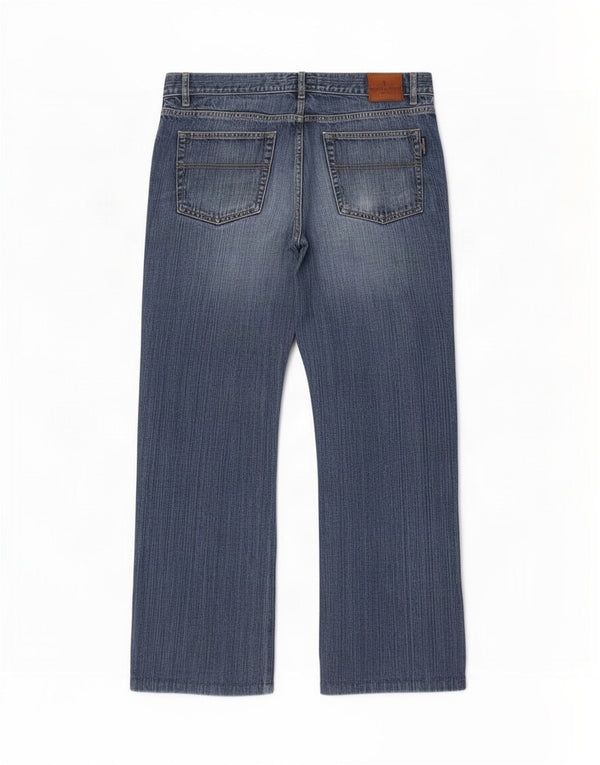 Calça jeans reta masculina Marina Yachting W40 L27 azul