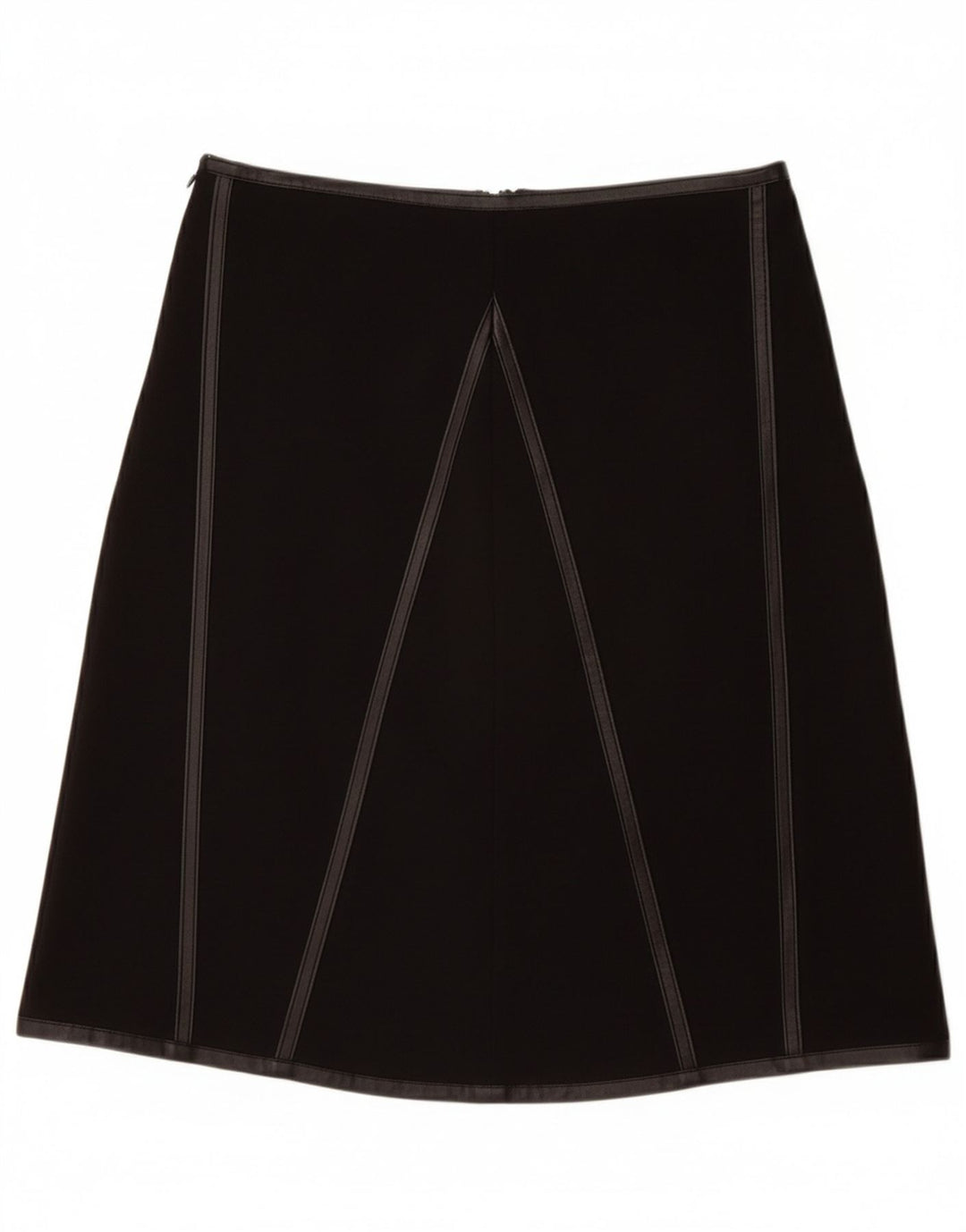 Saia evasê feminina VINTAGE W28 médio preto