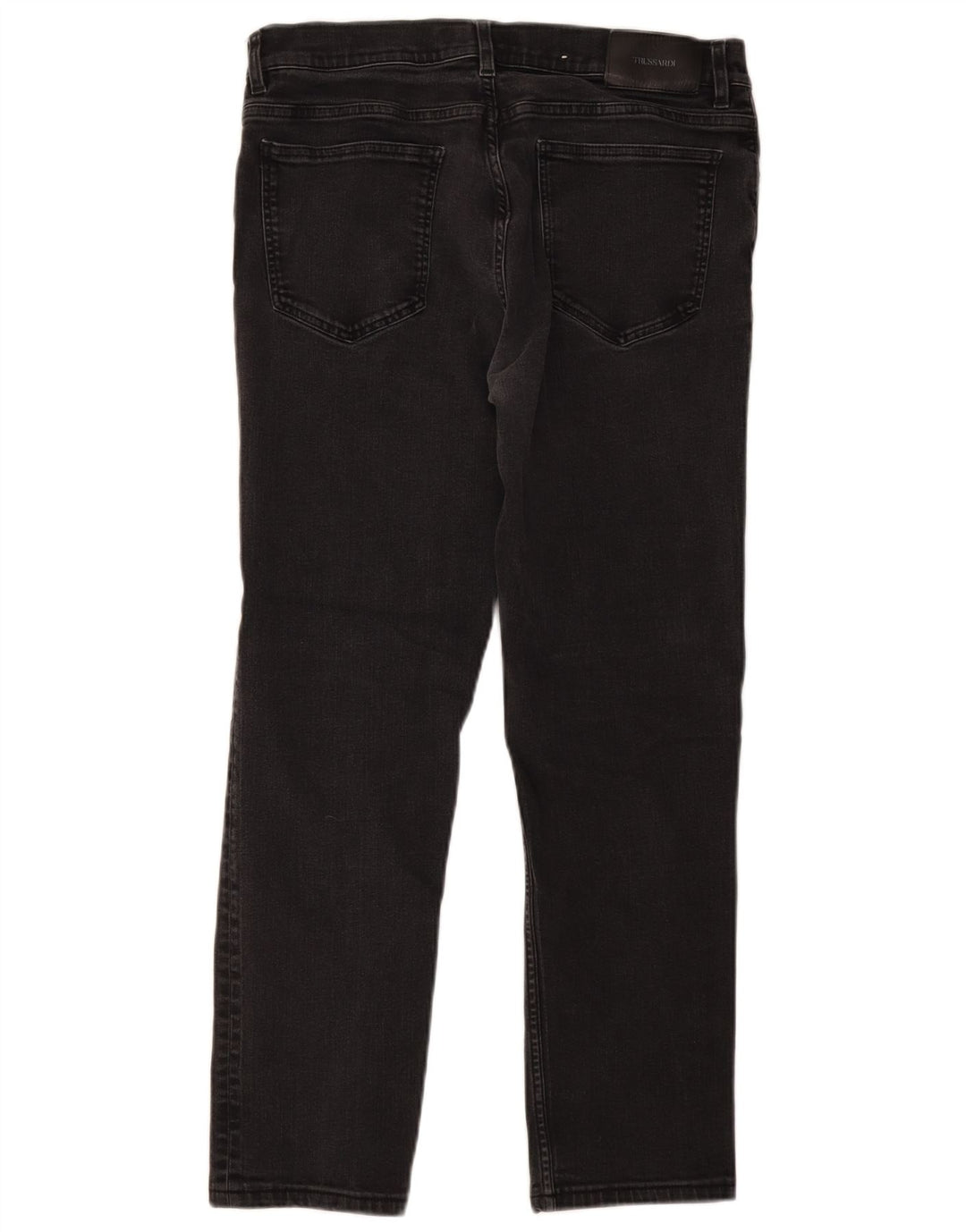 Trussardi Mens Slim Jeans W34 L28 Algodão Cinza