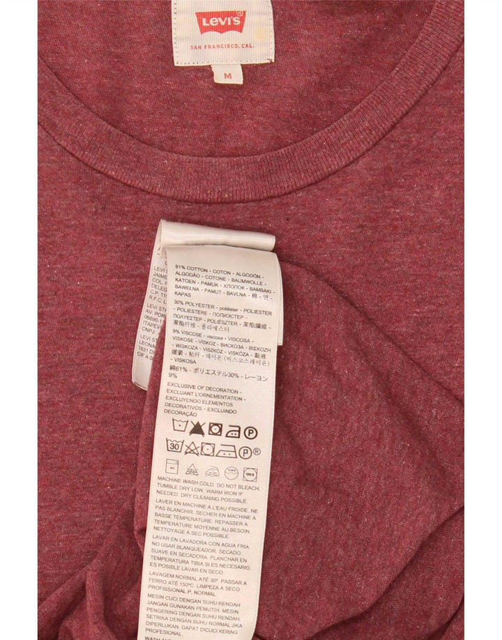 Camiseta masculina Levi's Top médio marrom algodão