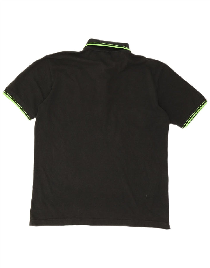 Camisa polo masculina KAPPA grande algodão preto