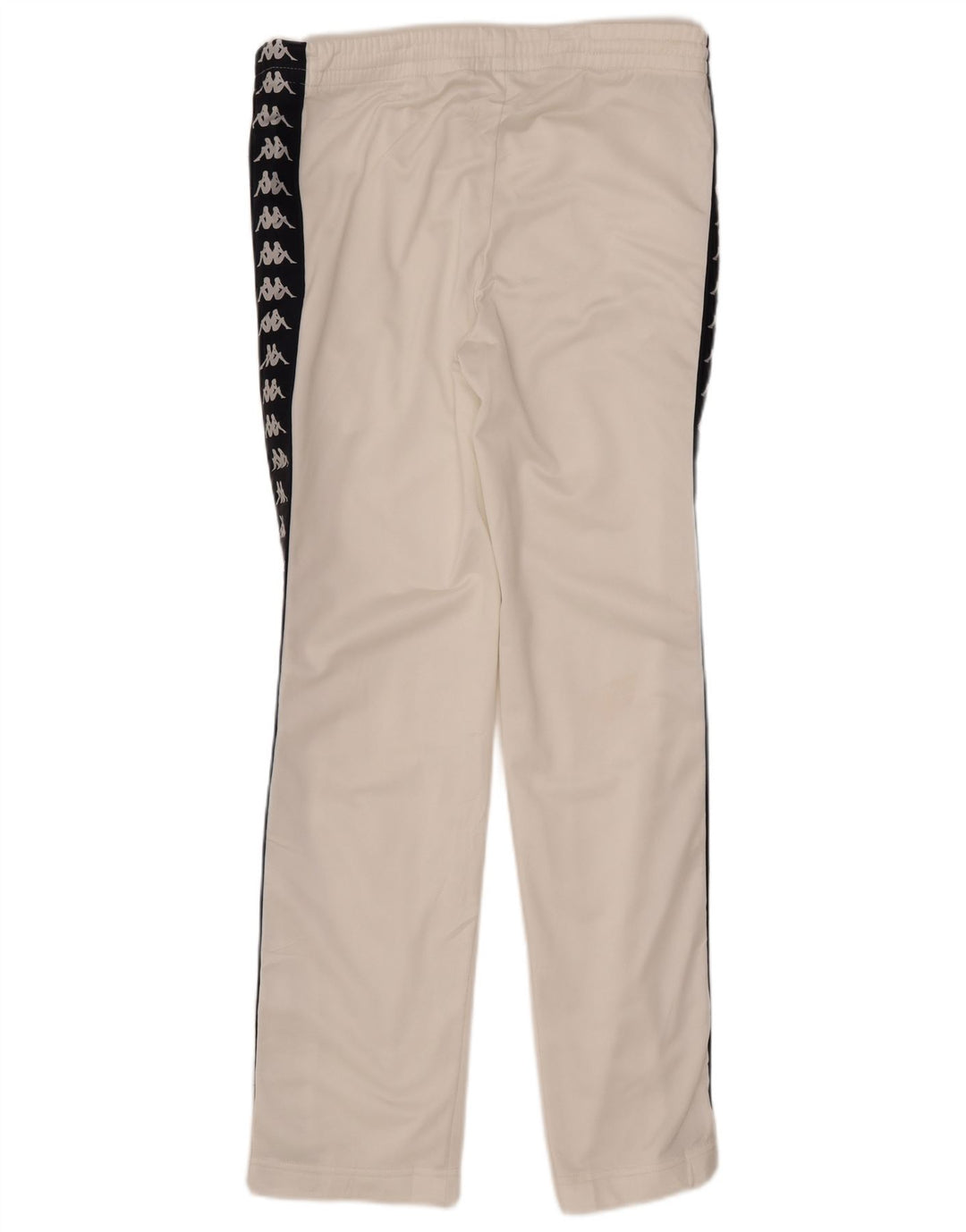 Kappa Mens Graphic Tracksuit Calças Pequeno Poliéster Colorblock Branco