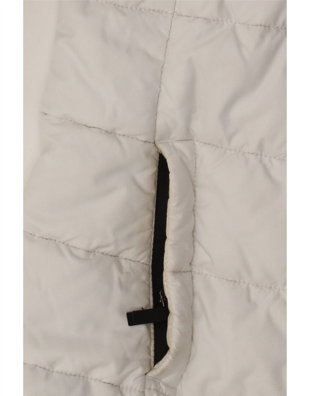 Jaqueta acolchoada com capuz feminina The North Face UK 10 Small White Colourblock