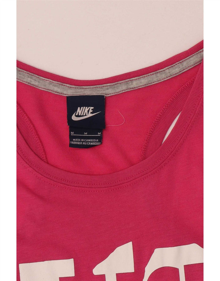 Colete gráfico feminino Nike UK 14 rosa médio