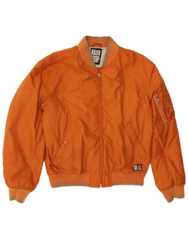Jaqueta bomber masculina Killer Loop UK 40 grande poliamida laranja