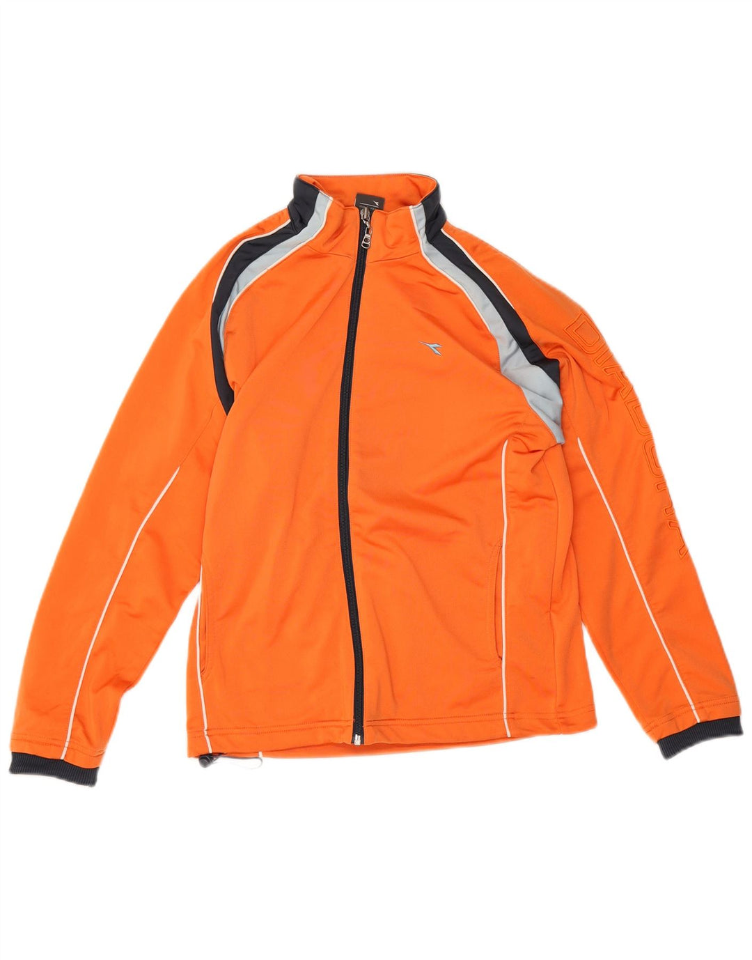 Jaqueta Diadora Meninos Treino Top 12-13 Anos Laranja Colourblock Poliéster