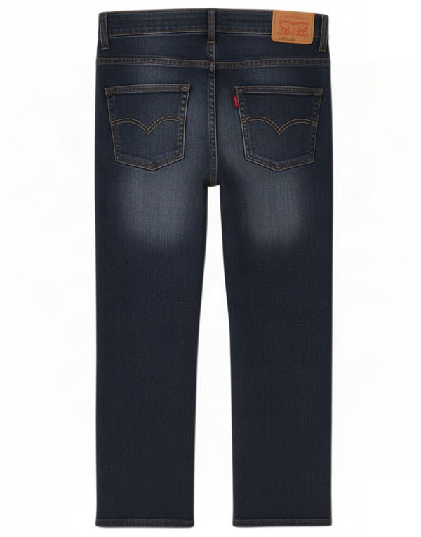 Levi's Boys 511 Slim Jeans 11-12 Anos W28 L23 Azul Marinho Algodão