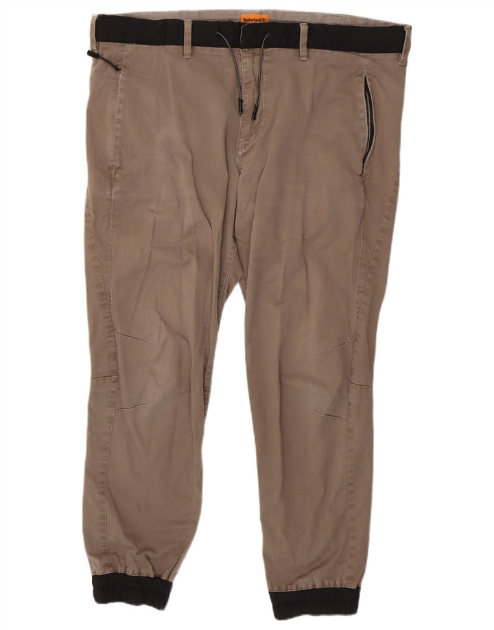 Calça jogger masculina TIMBERLAND Chino W38 L27 algodão bege