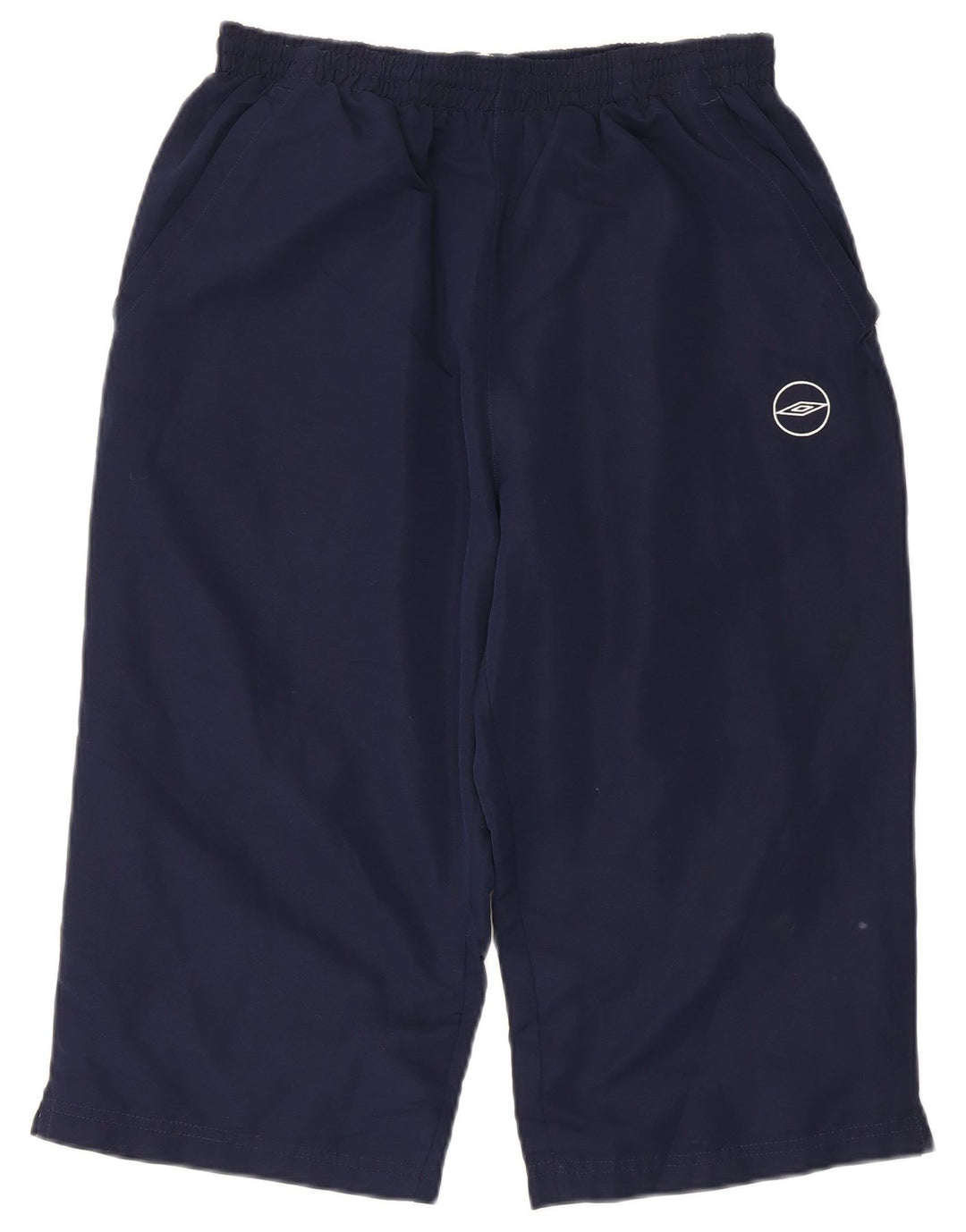 Shorts esportivos femininos Umbro UK 12 médio azul marinho poliéster