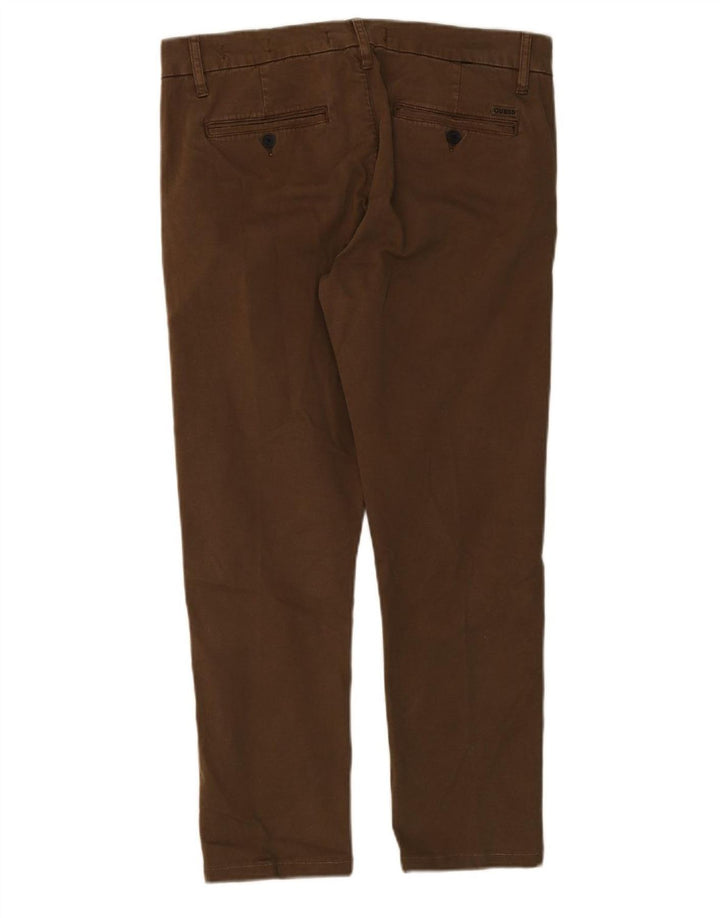 Calça Chino Slim Masculina GUESS W36 L26 Marrom