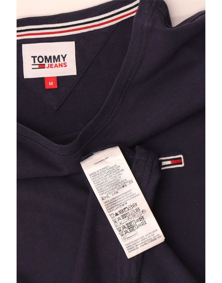 Camiseta masculina Tommy Hilfiger Top médio algodão azul marinho