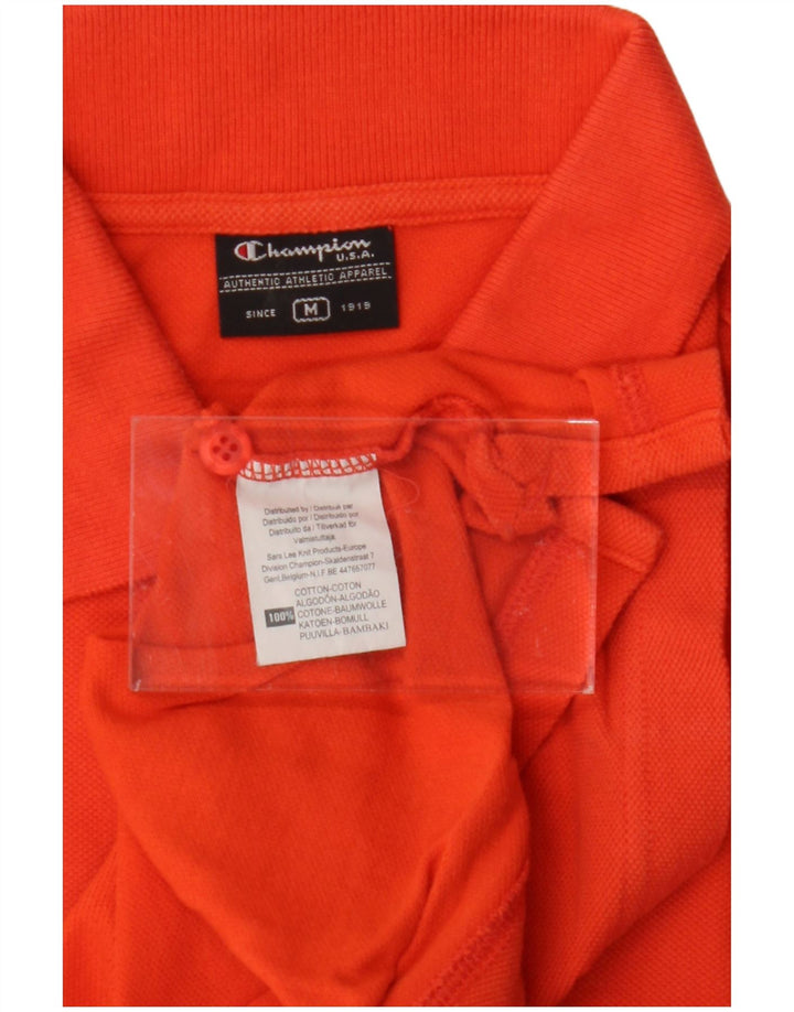 Camisa polo masculina CHAMPION algodão laranja médio