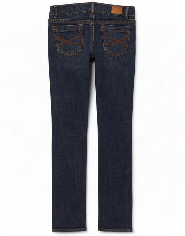 Aeropostale Womens Skinny Jeans US 11/12 Grande W32 L32 Azul Algodão