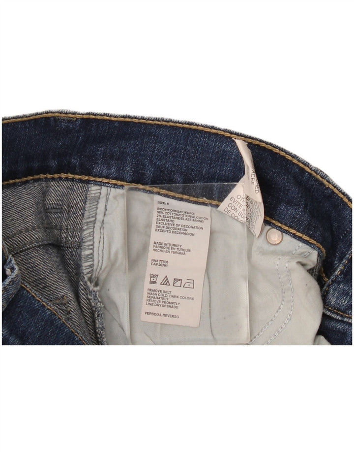 Jeans feminino Tommy Hilfiger Bootcut US 6 Médio W30 L33 Azul Algodão