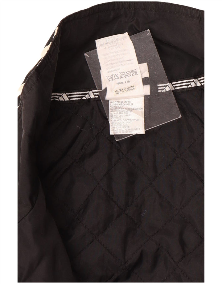 Adidas Mens Tracksuit Top Jacket UK 44/46 Grande Preto Nylon