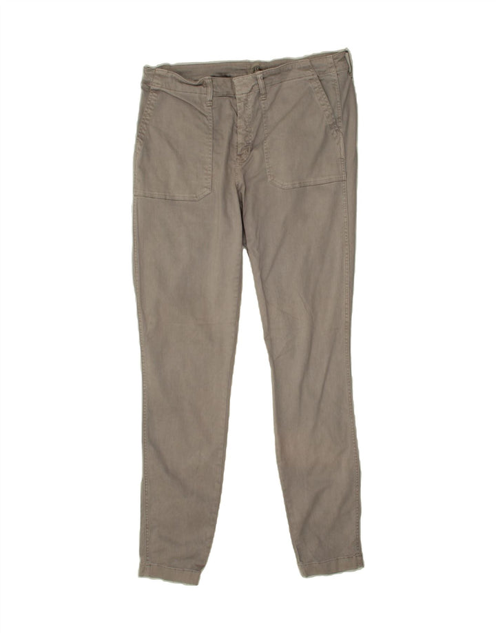 J. CREW Womens Skinny Chino Trousers W32 L31 Grey Cotton Vintage J. Crew and Second-Hand J. Crew from Messina Hembry 