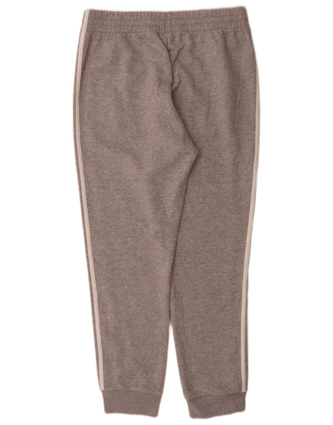 Calças de treino masculinas Adidas Joggers grandes de algodão cinza