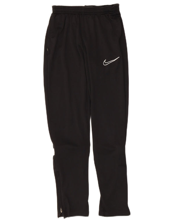 Calça de treino Nike Boys 12-13 anos grande preto colorblock poliéster