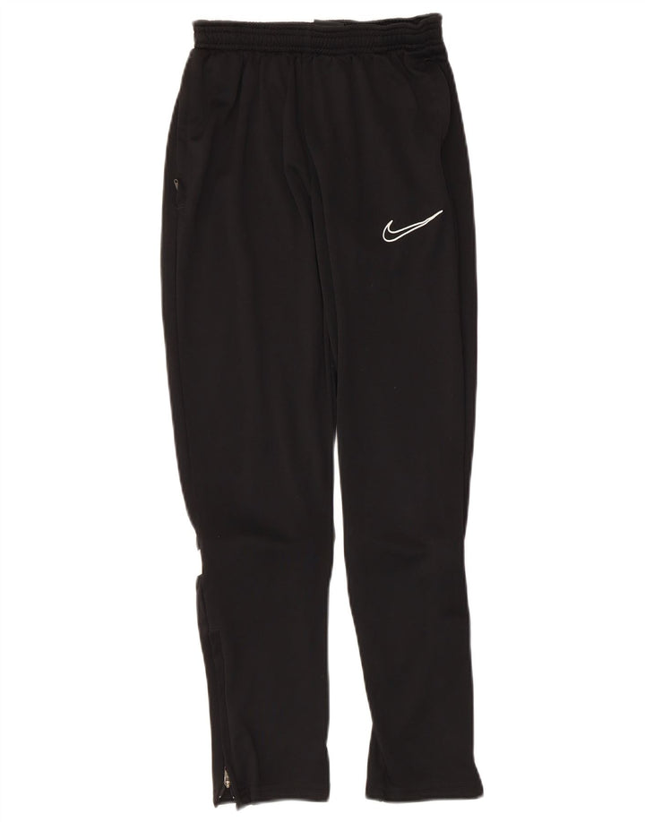 Calça de treino Nike Boys 12-13 anos grande preto colorblock poliéster