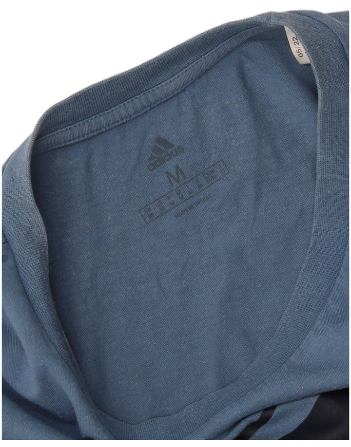 Camiseta Adidas Masculina Graphic Top Azul Médio