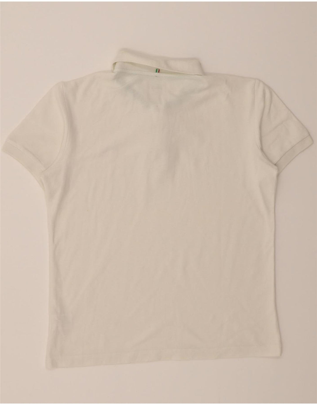 FILA Mens Polo Shirt IT 48 Small White Cotton Vintage Fila and Second-Hand Fila from Messina Hembry 