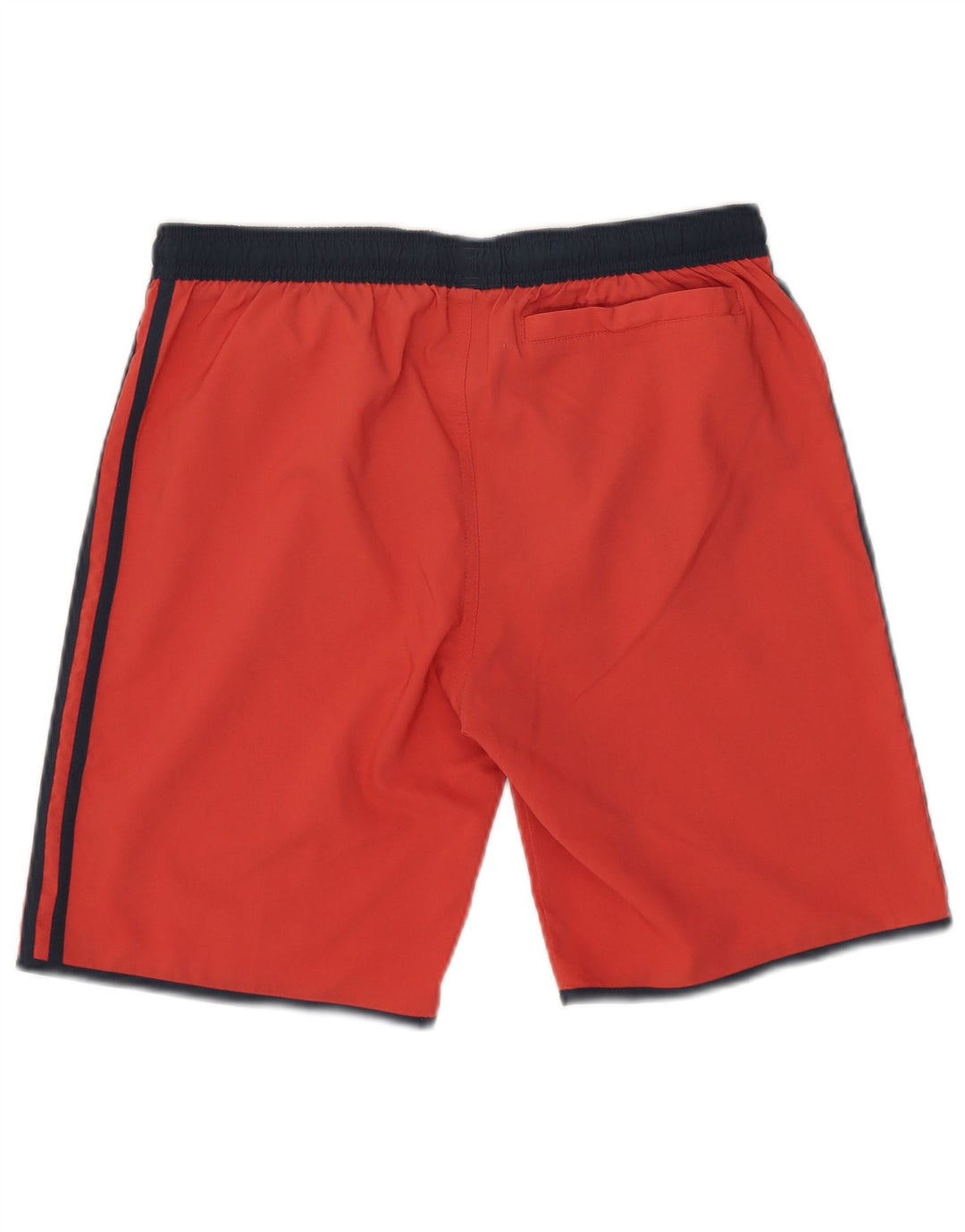 Shorts esportivos masculinos Adidas 15-16 anos vermelho colorblock poliéster
